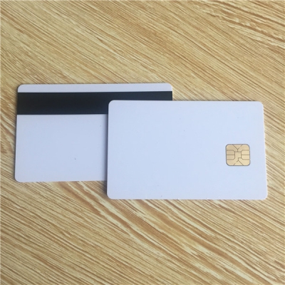 Blank Chip Card with Magnetic Stripe
